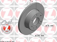 Disc frana IVECO DAILY IV autobasculanta (2006 - 2011) ZIMMERMANN 230.6269.20 piesa NOUA