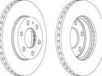 Disc frana IVECO DAILY IV autobasculanta (2006 - 2011) JURID 569165J