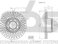 Disc frana IVECO DAILY IV caroserie inchisa combi sbs 1815202355