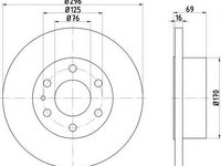 Disc frana IVECO DAILY IV caroserie inchisa/combi, IVECO DAILY IV autobasculanta, IVECO DAILY IV platou / sasiu - TEXTAR 93229100