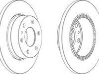 Disc frana IVECO DAILY IV platou / sasiu (2006 - 2011) FERODO FCR316A piesa NOUA