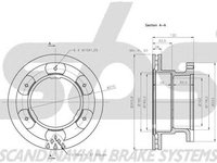 Disc frana IVECO DAILY IV platou sasiu SBS 1815202362