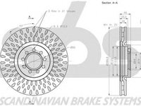 Disc frana IVECO DAILY VI platou sasiu sbs 1815202357