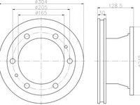 Disc frana IVECO EuroCargo (1991 - 2011) TEXTAR 93084800