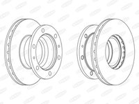 Disc frana IVECO EuroCargo BERAL BCR105A