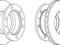 Disc frana IVECO EuroCargo - FERODO FCR105A