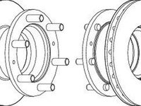 Disc frana IVECO EuroCargo FERODO FCR157A