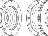 Disc frana IVECO EuroCargo FERODO FCR231A