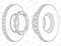 Disc frana IVECO Stralis BERAL BCR254A