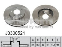 Disc frana J3300521 NIPPARTS pentru Hyundai Grandeur Hyundai Xg