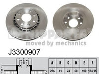 Disc frana J3300907 NIPPARTS pentru Opel Kadett Opel Vectra Opel Calibra Daewoo Espero Daewoo Cielo Daewoo Nexia Daewoo Nubira Daewoo Lanos Daewoo Aranos Daewoo Lacetti Chevrolet Lanos