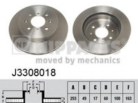 Disc frana J3308018 NIPPARTS