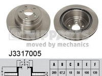 Disc frana J3317005 NIPPARTS