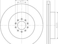 Disc frana JAGUAR S-TYPE limuzina (CCX), JAGUAR XJ limuzina (X350, X358) - TEXTAR 92223103