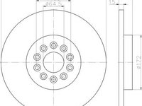 Disc frana JAGUAR S-TYPE limuzina (CCX), JAGUAR XJ limuzina (X350, X358) - TEXTAR 92221403