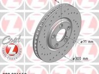 Disc frana JAGUAR S-TYPE limuzina (CCX) - ZIMMERMANN 290.2261.52