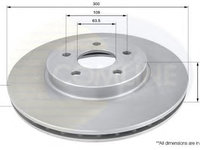 Disc frana JAGUAR X-TYPE (CF1) (2001 - 2009) COMLINE ADC1215V