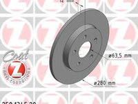 Disc frana JAGUAR X-TYPE (CF1) (2001 - 2009) ZIMMERMANN 250.1345.20