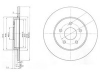 Disc frana JAGUAR X-TYPE Estate (CF1_) (2003 - 2009) DELPHI BG3663C