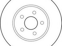 Disc frana JAGUAR X-TYPE Estate (CF1_) (2003 - 2009) JURID 562180JC