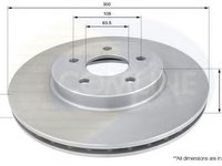 Disc frana JAGUAR X-TYPE Estate (CF1) (2003 - 2009) COMLINE ADC1215V piesa NOUA