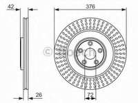 Disc frana JAGUAR XF J05 CC9 BOSCH 0 986 479 756