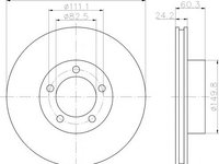 Disc frana JAGUAR XJ limuzina, JAGUAR XJS cupe, JAGUAR XJSC Convertible - TEXTAR 92031600