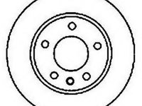 Disc frana JAGUAR XJ (XJ 40, 81) - JURID 561631J