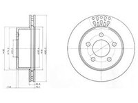 Disc frana JEEP CHEROKEE XJ DELPHI BG4103