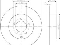 Disc frana JEEP COMPASS (MK49), DODGE AVENGER limuzina, JEEP PATRIOT (MK74) - TEXTAR 92177303