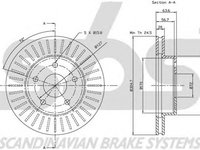 Disc frana JEEP GRAND CHEROKEE II WJ WG sbs 1815319303