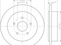 Disc frana JEEP GRAND CHEROKEE III (WH, WK) (2005 - 2010) TEXTAR 92177403 piesa NOUA