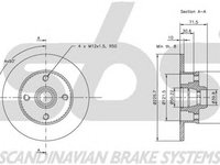 Disc frana JEEP GRAND CHEROKEE IV WK WK2 sbs 1815319935