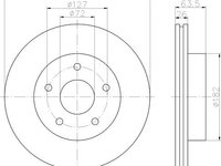 Disc frana JEEP GRAND CHEROKEE Mk II (WJ, WG) - OEM - QUARO: QD8227 - Cod intern: W02607689 - LIVRARE DIN STOC in 24 ore!!!