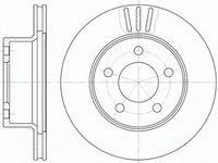 Disc frana JEEP WRANGLER I YJ SJ ROADHOUSE 6475.1