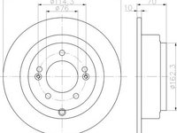 Disc frana KIA AMANTI (GH) - TEXTAR 92244403