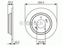 Disc frana KIA CARENS IV (2013 - 2016) BOSCH 0 986 479 C39 piesa NOUA