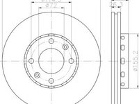 Disc frana KIA CARENS Mk II (FJ) - TEXTAR 92131700