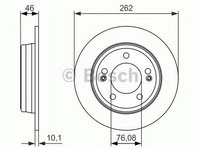 Disc frana KIA CEE'D (JD) (2012 - 2016) Bosch 0 986 479 052