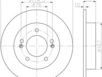 Disc frana KIA CEE`D JD TEXTAR 92240003