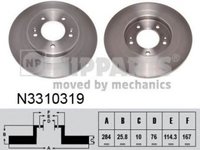 Disc frana KIA CEE`D Sportswagon JD NIPPARTS N3310319