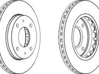 Disc frana KIA CERATO limuzina (LD) (2004 - 2016) FERODO DDF1270 piesa NOUA