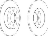 Disc frana KIA CLARUS combi (GC) (1998 - 2016) FERODO DDF1395