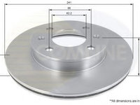 Disc frana KIA PICANTO (BA) (2004 - 2016) COMLINE ADC1055V