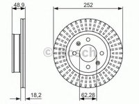 Disc frana KIA PICANTO TA BOSCH 0986479770