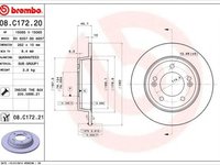 Disc frana KIA PRO CEED JD BREMBO 08C17220