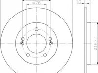 Disc frana KIA PRO CEED JD TEXTAR 92252703