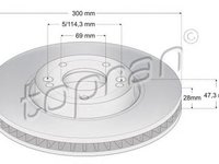 Disc frana KIA PRO CEED JD TOPRAN 820766