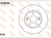 Disc frana KIA PRO CEED JD TRW DF8056 PieseDeTop