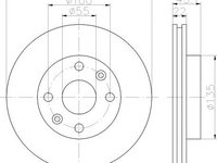 Disc frana KIA RIO combi (DC), KIA RIO limuzina (DC_) - MINTEX MDC1793